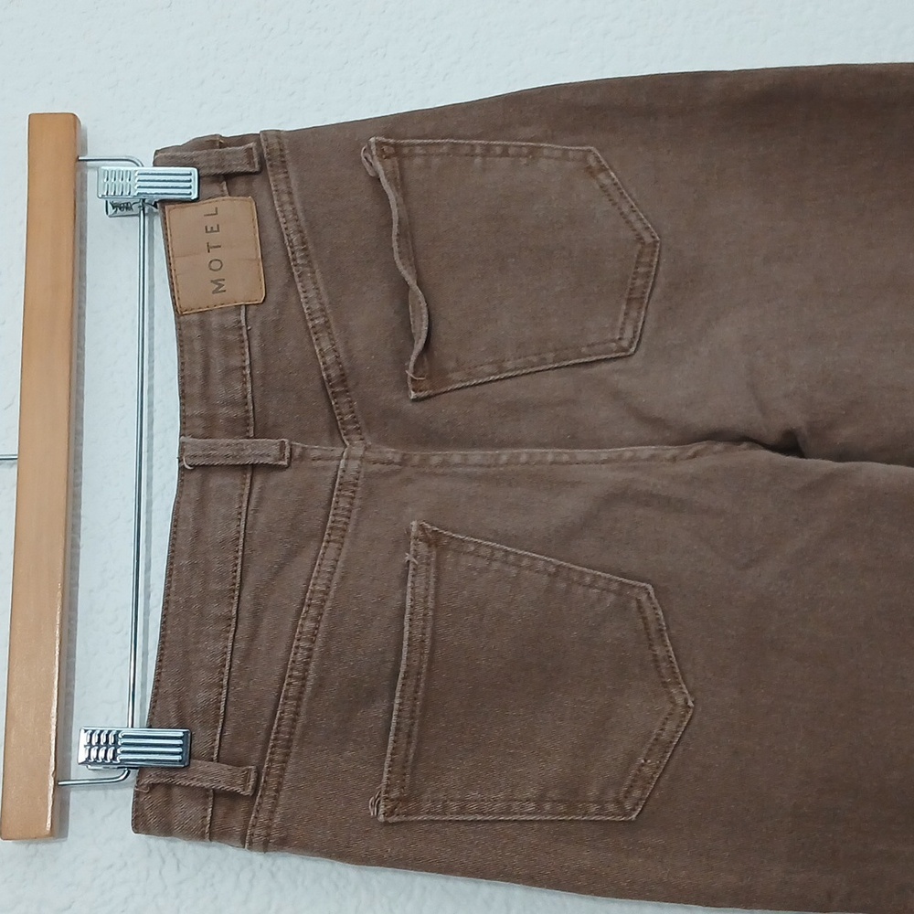 Motel Rocks Brown Jeans - Picture 4 of 5